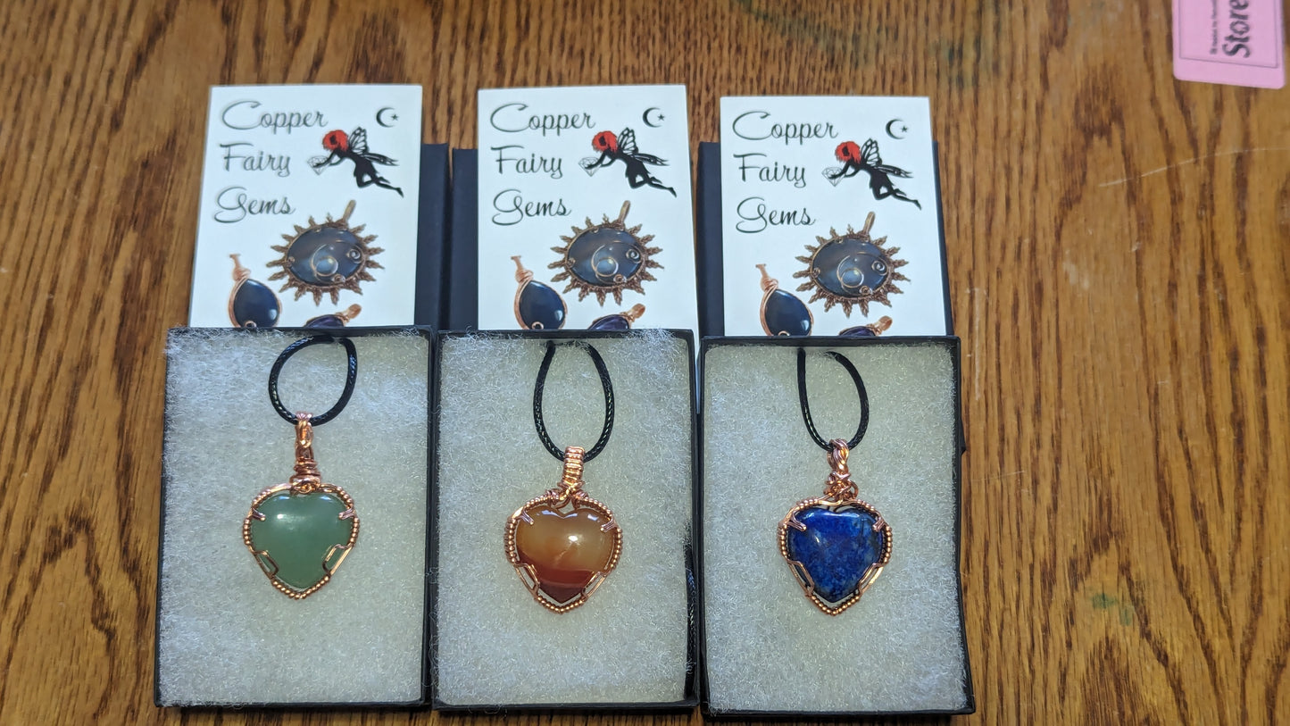 Wrap Party Deposit: Gemstone Basic Pendant/ Tree of Life / Mushrooms/ Heart /or Zodiac Signs